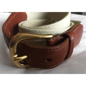 Coach Accessories - COACH LEATHER CLOTH BELT SZ 34 Coach Accessories - COACH LEATHER CLOTH BELT SZ 34